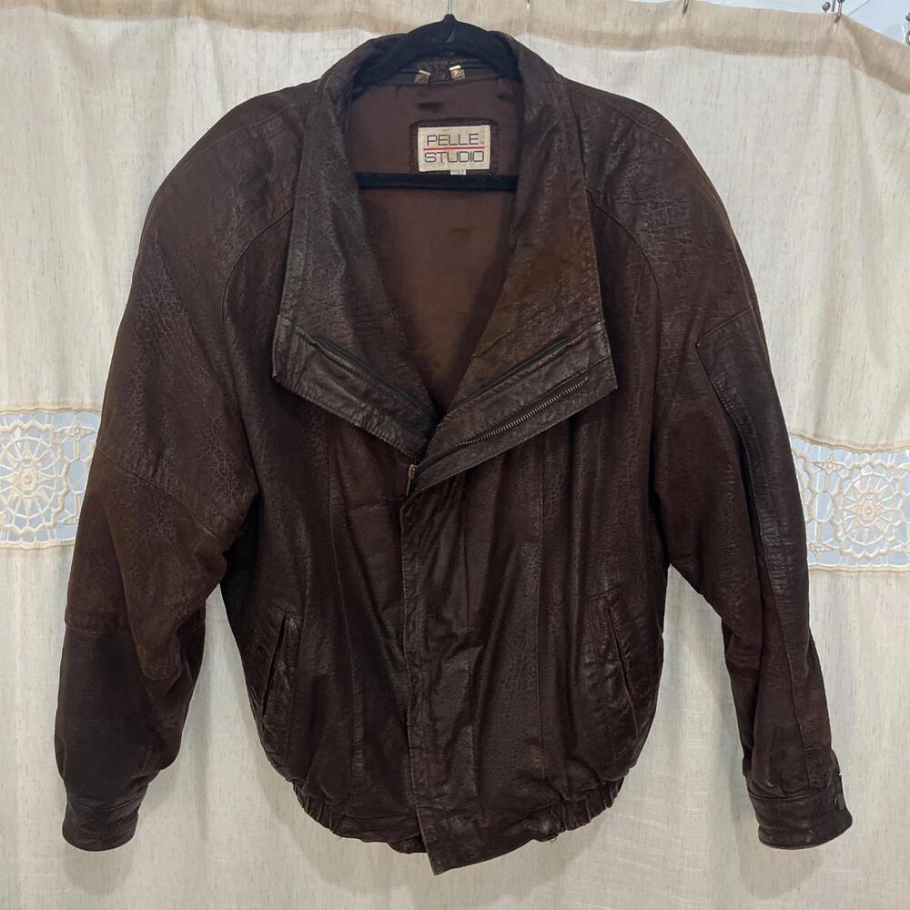Vintage Pelle Studio Men's Leather Jacket Size Medium